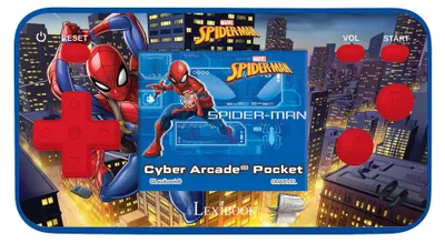 Produktbild von Lexibook, Spider-Man, Cyber Arcade Pocket-Konsole, rot/blau, JL1895SPLXB
