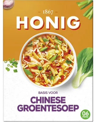 Produktbild von Honig Chinese Gemüsesuppe 57g – Aromatische asiatische Gemüsesuppe, schnell zubereitet