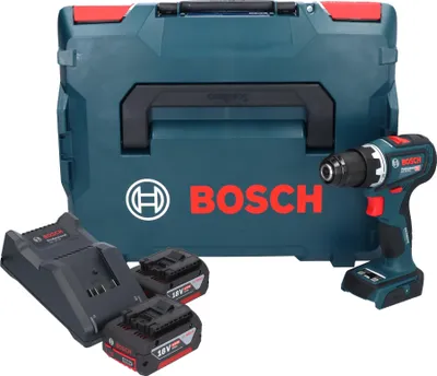 Immagine prodotto di Bosch GSR 18V-90 C Trapano avvitatore a batteria professionale 64 Nm 18V Brushless + L-Boxx - senza batteria, senza caricabatterie (06019K6002)
