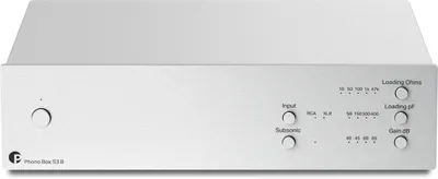 Produktbild von Pro-Ject PHONO BOX S3 B, Silber, 110 dB, 20 - 20000 Hz, 47000 Ohm, 65 dB, 18 V