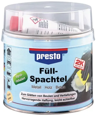 Produktbild von Füllspachtel 1000g Dose Spachtelmasse ocker 6 Stk