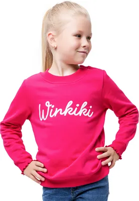 Immagine prodotto di Felpa da bambina Winkiki - color lampone - taglia 128