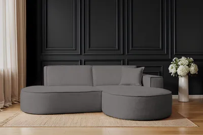 Produktbild von Kaiser Möbel Ecksofa Designer MODENA STUDIO stoff Artico Anthrazit Rechts