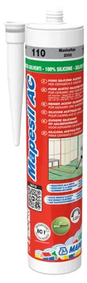 Immagine prodotto di MAPEI® MAPESIL AC Silicone monocomponente per giunti 103 bianco luna 310 ml per la sigillatura con BioBlock® ANTICLE MOLD