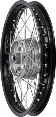 Zdjęcie produktu dla Szprychy kola 1,6 x 16", anodowane na czarno i polerowane, szprychy ze stali nierdzewnej - Simson S50, S51, KR51 Schwalbe, SR4
