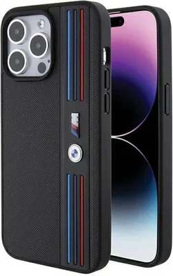 Obrázek produktu pro Etui Bmw Tricolor M Collection Na Iphone 15 Pro - Czarne