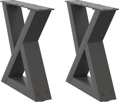 Obrázek produktu pro vidaXL Nohy konferenčního stolku 2 ks. Antracit 40x(30-31,3) cm ocelové