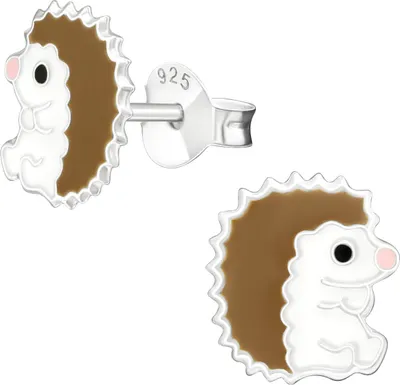 Produktbild von Kinder Ohrringe Ohrstecker 925 Sterling Silber mit Igel