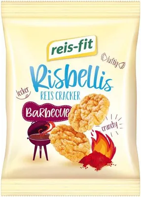 Produktbild von reis-fit Risbellis Reis Cracker Barbecue 40g