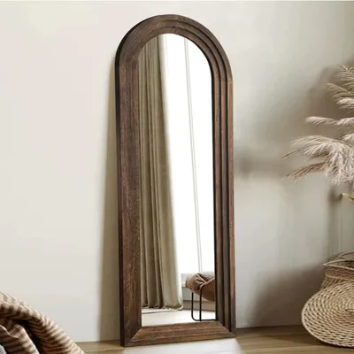 Produktbild von Ganzkörperspiegel  Standspiegel Garderobenspiegel Vintage-Spiegel 180x80cm Ganzkörperspiegel  Braun 【ZGJ4565-ZONG】