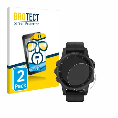 Produktbild von 2x Für Garmin Fenix 5S Plus (42 mm) Schutzfolie BROTECT Displayschutz Display Schutz Folie Klar Transparent