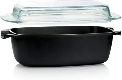 Imagen del producto de Sartén para asar con tapa, calidad premium, 39 x 22 cm
