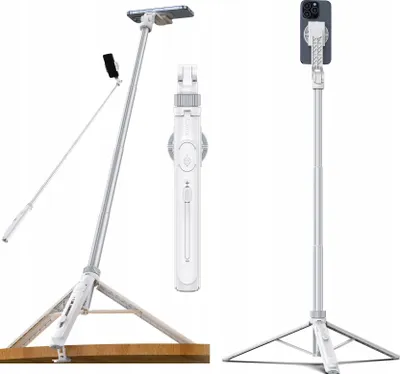 Zdjęcie produktu dla Kijek SELFIE Stick Statyw 1,44m na Magnes MagSafe Telefon Smartfon + PILOT / TT88