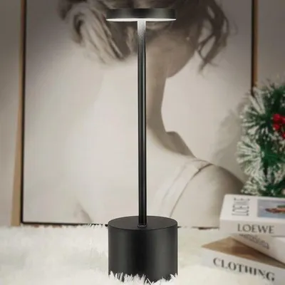 Image de Lampe de table à LED - Rechargeable - Sans fil - Intensité réglable - Haute qualité - Idéale pour le salon ou la chambre à coucher