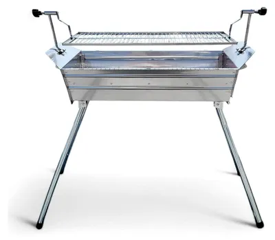 Produktbild von Mangal Grill Ararat Edelstahl 2mm Schaschlikgrill mit verstellbarer Grillhöhe