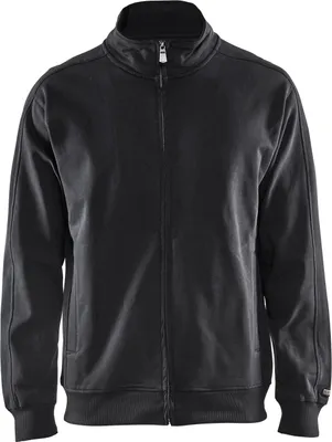 Produktbild von Blakläder Sweatshirt mit Reißverschluss 3349 1048 in div. Farben, Farbe:schwarz, Größe:L