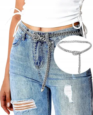 Produktbild von Metallgürtel - Stilvolles Belt Bring für kreative Looks - Überall anpassbare Kette - Längenverstellbar - Metallisches Highlight