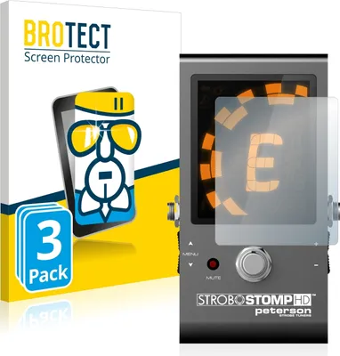 Produktbild von 3x BROTECT Schutzglas für Peterson Strobostomp HD Schutzfolie Panzer Folie Glas Display Schutz klar