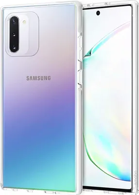 Obrázok produktu pre Silikónové puzdro pre Samsung Galaxy Note 10 6,28"" priehľadné + biely rámček
