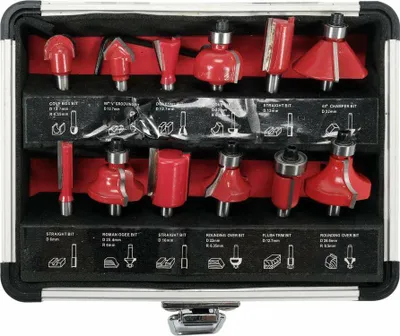 Zdjęcie produktu dla Yato YT-68006 Frez frezarski Zestaw frezów 12 szt.