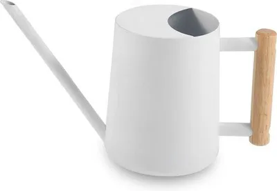 Productafbeelding van Famanu gieter van 1000 ml, gemaakt van roestvrij staal - modern, wit