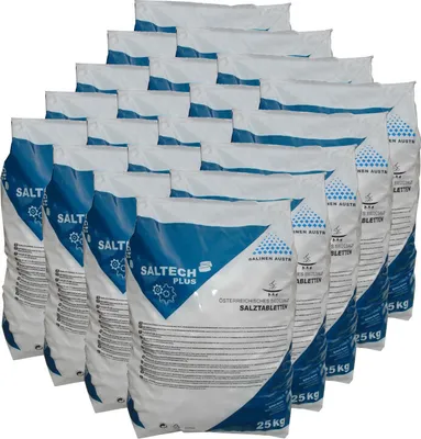 Produktbild von SALTECH plus 20x25kg Salztabletten Regneriersalz Wasserenthärtung Wasserenthärter
