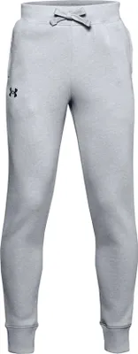Produktbild von Under Armour Rival Fleece Baumwolle Pants Boys grey 1357634-011 - XS