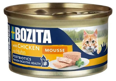 Imagen del producto de BOZITA, mousse de pollo, alimento húmedo para gatos, 85g