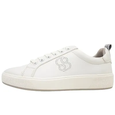 Image de s.Oliver - Chaussures de sport basses pour hommes, couleur blanche, style décontracté