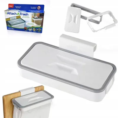 Produktbild von Okazeo Halter für Müllbeutel zur Schrankmontage weiß