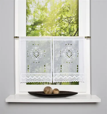 Produktbild von Scheibengardine Alegra weiß 30x45 cm