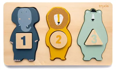 Obrázok produktu pre Trixie -Drevené -Puzzle -Zviera, 6ks.