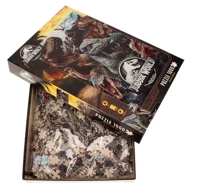 Obrázek produktu pro SD Toys Plakát s puzzle Jurský svět (1000 dílků)