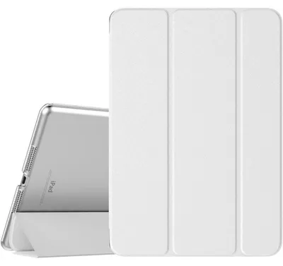Immagine prodotto di Custodia protettiva per iPad 9./8./7. generazione da 10,2 pollici, colore bianco, ultra sottile, con funzione di accensione/spegnimento automatico