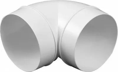 Produktbild von Verbindungsstück Bogen 90° Circular PVC Nennweite 125 mm