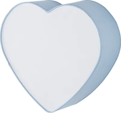 Immagine prodotto di Plafoniera camera bambini metallo tessuto bianco azzurro E27 2 luci