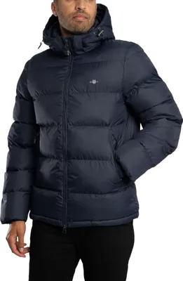 Produktbild von Gant Winterjacke einfarbig dunkelblau wasserabweisend