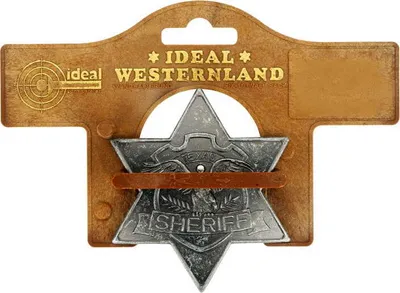 Produktbild von Sheriff Stern im Antik Look als Kostümzubehör - Metall