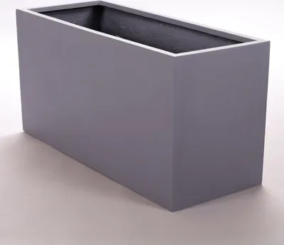 Produktbild von Elegant Einrichten | Pflanzkübel | Fiberglas | rechteckig | 80x30x40cm | grau
