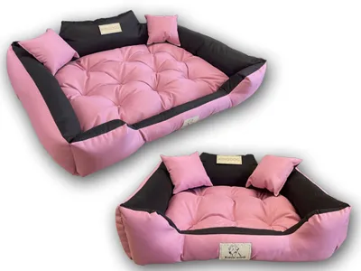 Immagine prodotto di Letto per cani KINGDOG 100x75 cm personalizzato impermeabile rosa