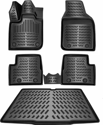 Produktbild von Gummimatten & Kofferraumwanne Set für FIAT 500 E ab 2020 (Elektro)