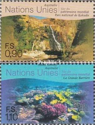 Produktbild von Briefmarken UNO - Genf 1999 Mi 361-362 (kompl.Ausg.) postfrisch Kultur- und Naturerbe