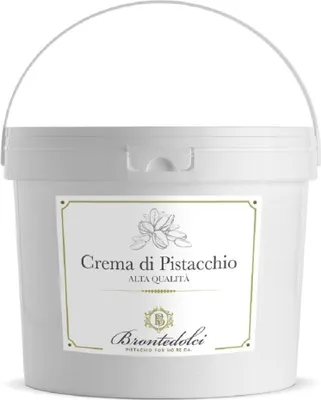 Produktbild von Brontedolci Pistaziencreme – 40% Pistazien aus Sizilien (1kg) Crema di Pistacchio