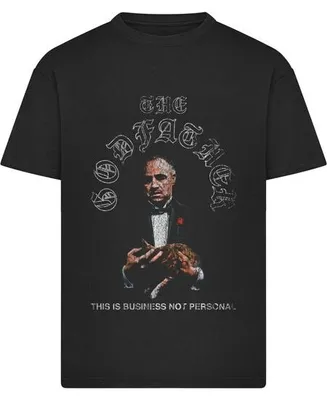 Immagine prodotto di Maglietta da uomo Mr. Tee The Godfather, modello non personalizzato, taglio ampio, nera - XXL