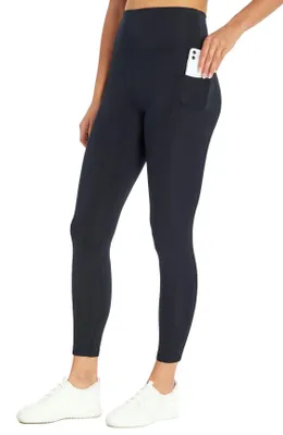 Image de Leggings de sport pour femmes Bally Total Fitness, taille haute, avec poche latérale et longueur cheville