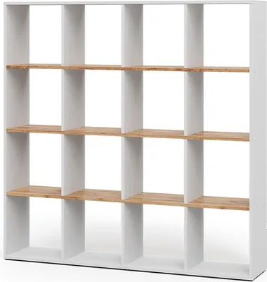 Produktbild von Raumteiler Vicco Karree Weiß/Goldkraft Eiche 142.4 x 143 cm, Model 56310
