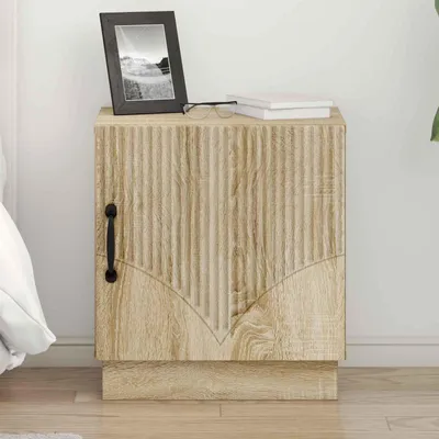 Produktbild von vidaXL Nachttisch 2 stk. Sonoma-Eiche 43 x 34,5 x 47 cm Holzwerkstoff