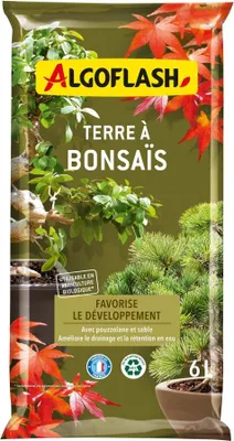 Produktbild von Bonsai-Erde mit Torfmoos, ALGOFLASH 6 Liter