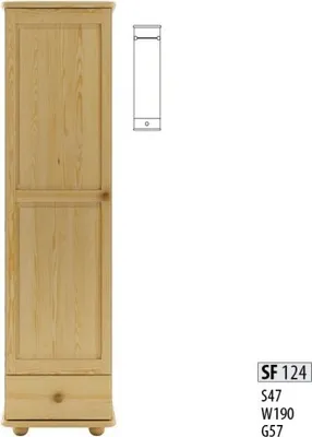 Immagine prodotto di Armadio camera da letto armadi in legno armadio in pino mobili in legno massiccio