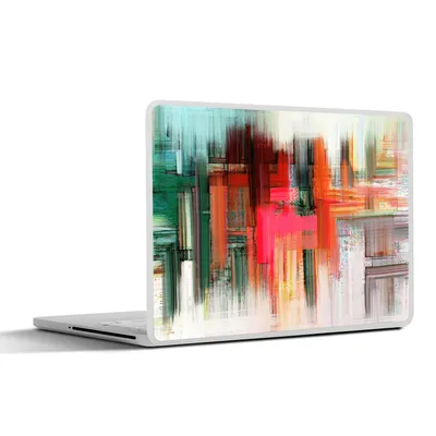 Produktbild von MuchoWow® Laptop Aufkleber Sticker Cover Ölgemälde - Abstrakt 32.5x23.5 cm - Sticker für Laptop - Selbstklebend